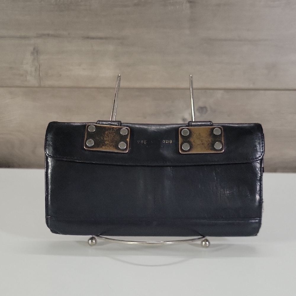 Rag & Bones Black Leather Wallet